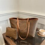 2 in 1 Adel Leather Tote Bag