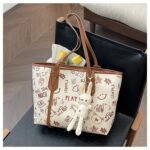 Brown Play Tote Bag