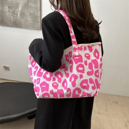 Pink Jean Tote Bag