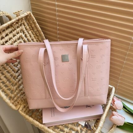 Pinky Lacey Leather Tote Bag