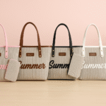 Summer Tote Bag with Purse