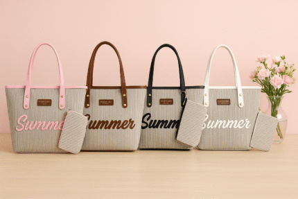 Summer Tote Bag with Purse