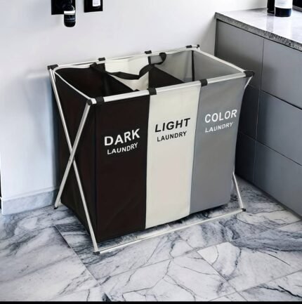 3 Compartment Laundry Storage