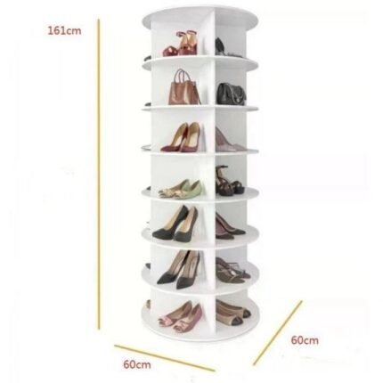 7 Layer Rotating  Shoe Rack