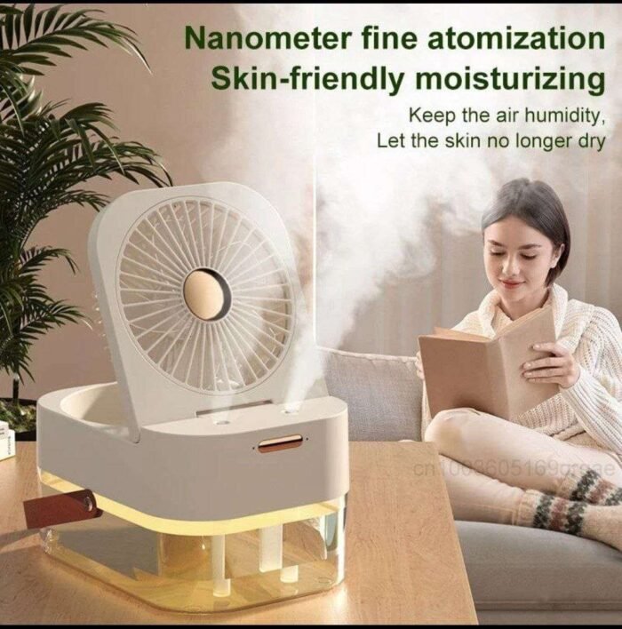 Mist Table Fan Mini Mist Table Fan – blushnbaddie.com