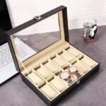 12 Slot Watch Box Storage Organizer