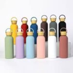 Matte Bottle with Wooden Cover