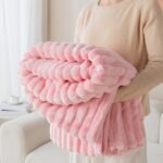 Pink Soft Warm  Flannel Blanket - Image 4