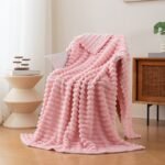 Pink Soft Warm  Flannel Blanket - Image 2