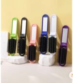 Foldable Hair Comb with Mirror - Image 2